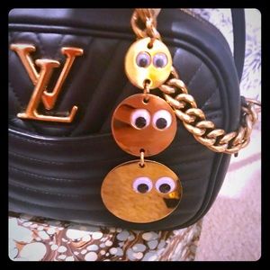 Sophie Hulme Pamela Charm Keychain RARE!